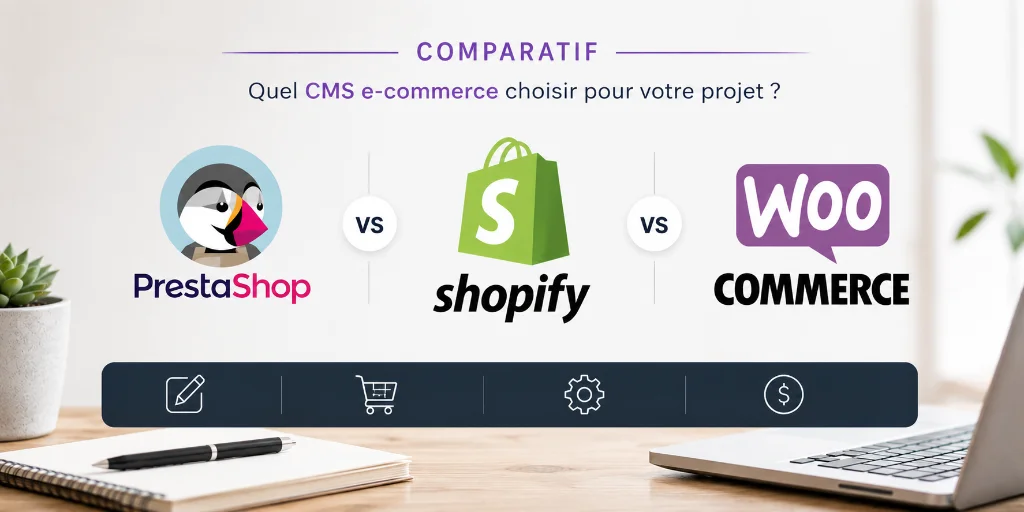 PrestaShop vs Shopify vs WooCommerce : Quelle plateforme pour lancer sa marque e-commerce ?